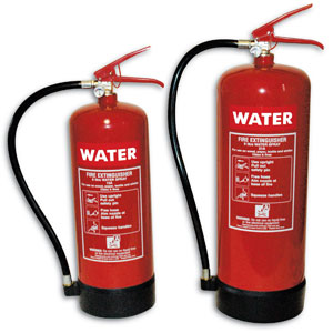 water fire extinguisher